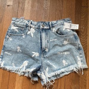 playboy by pacsun high rise festival shorts